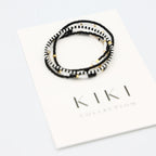 Beaded Bracelet - 5 Pack - Chalk and Charcoal