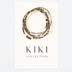 Beaded Bracelet - 5 Pack - Turkish Coffee