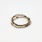 Beaded Bracelet - 5 Pack - Turkish Coffee
