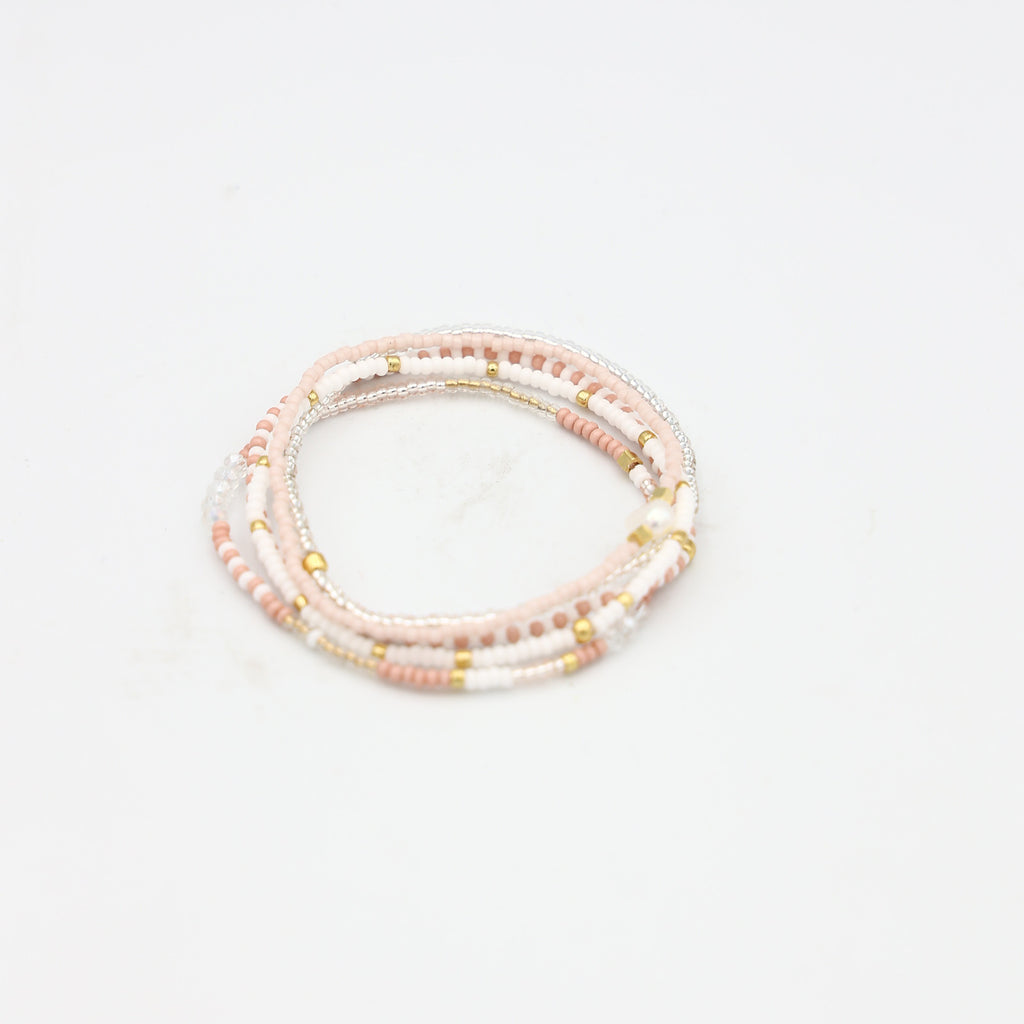 Beaded Bracelet - 5 Pack - Tea Party