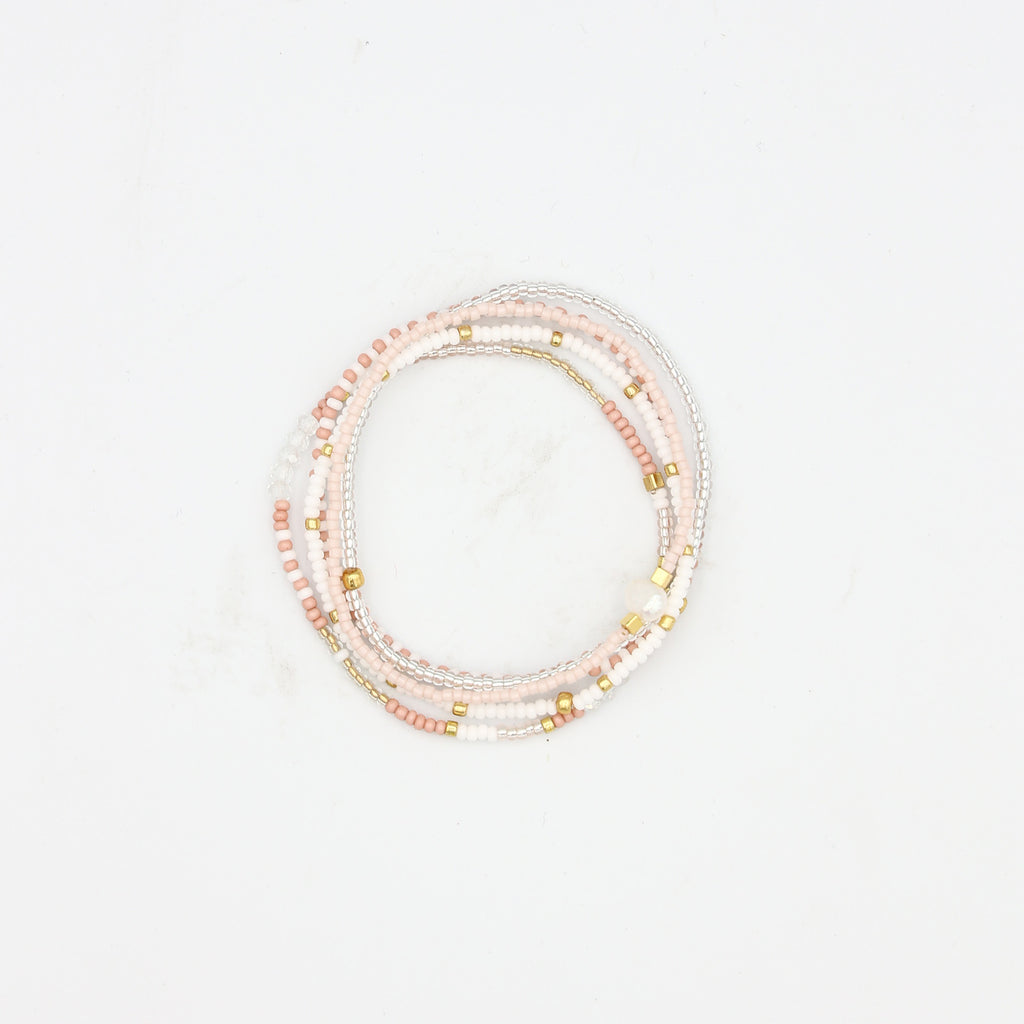 Beaded Bracelet - 5 Pack - Tea Party