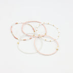 Beaded Bracelet - 5 Pack - Tea Party