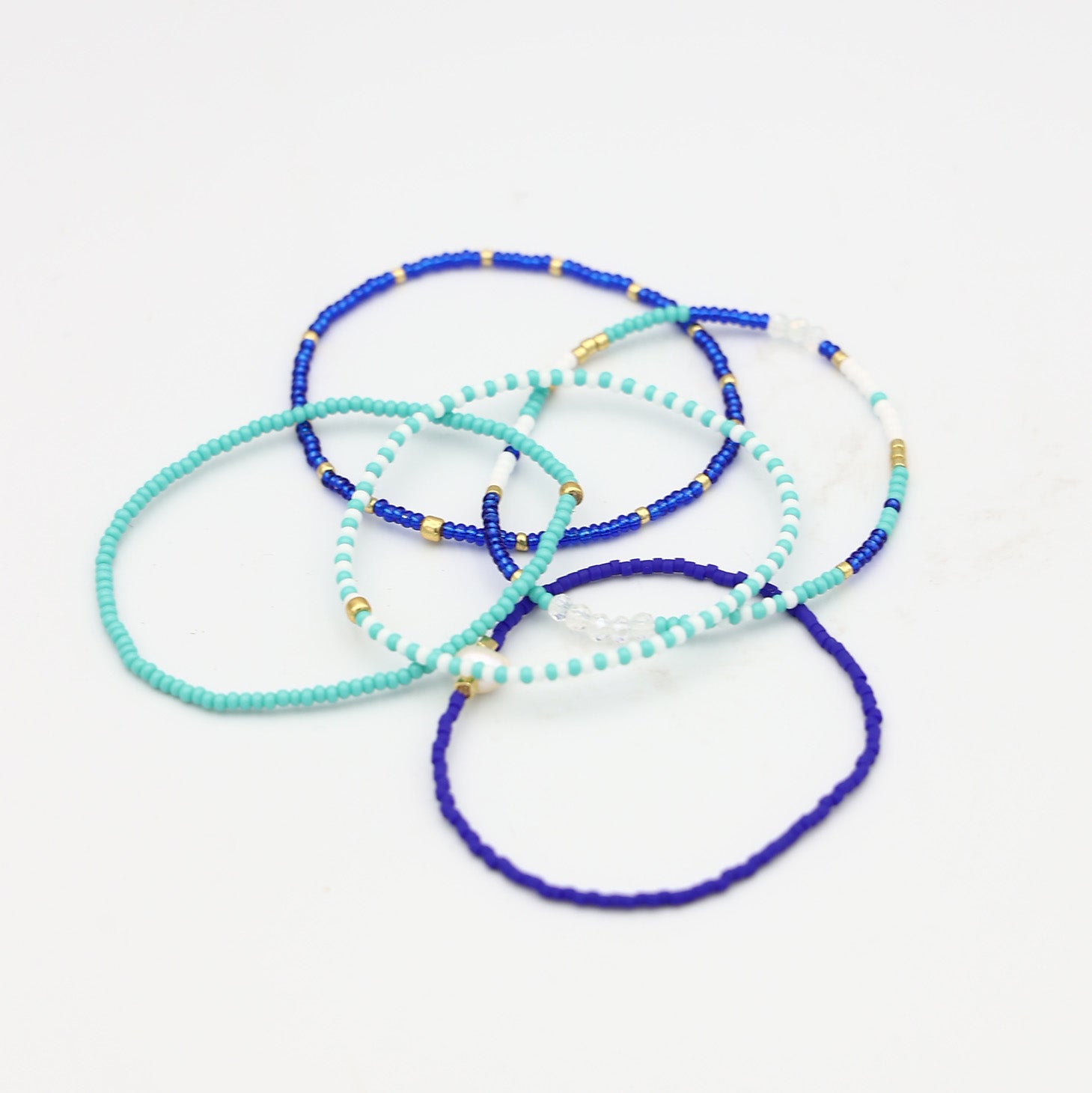 Beaded Bracelet - 5 Pack - Key Largo