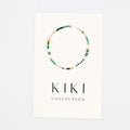 Single Beaded Bracelet - Green + Gold