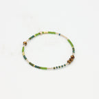 Single Beaded Bracelet - Olive Clearing