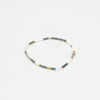 Single Beaded Bracelet - Stormy Sky