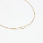 Beaded Necklace - Champagne
