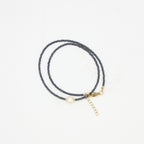 Beaded Necklace - Graphite
