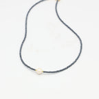 Beaded Necklace - Graphite