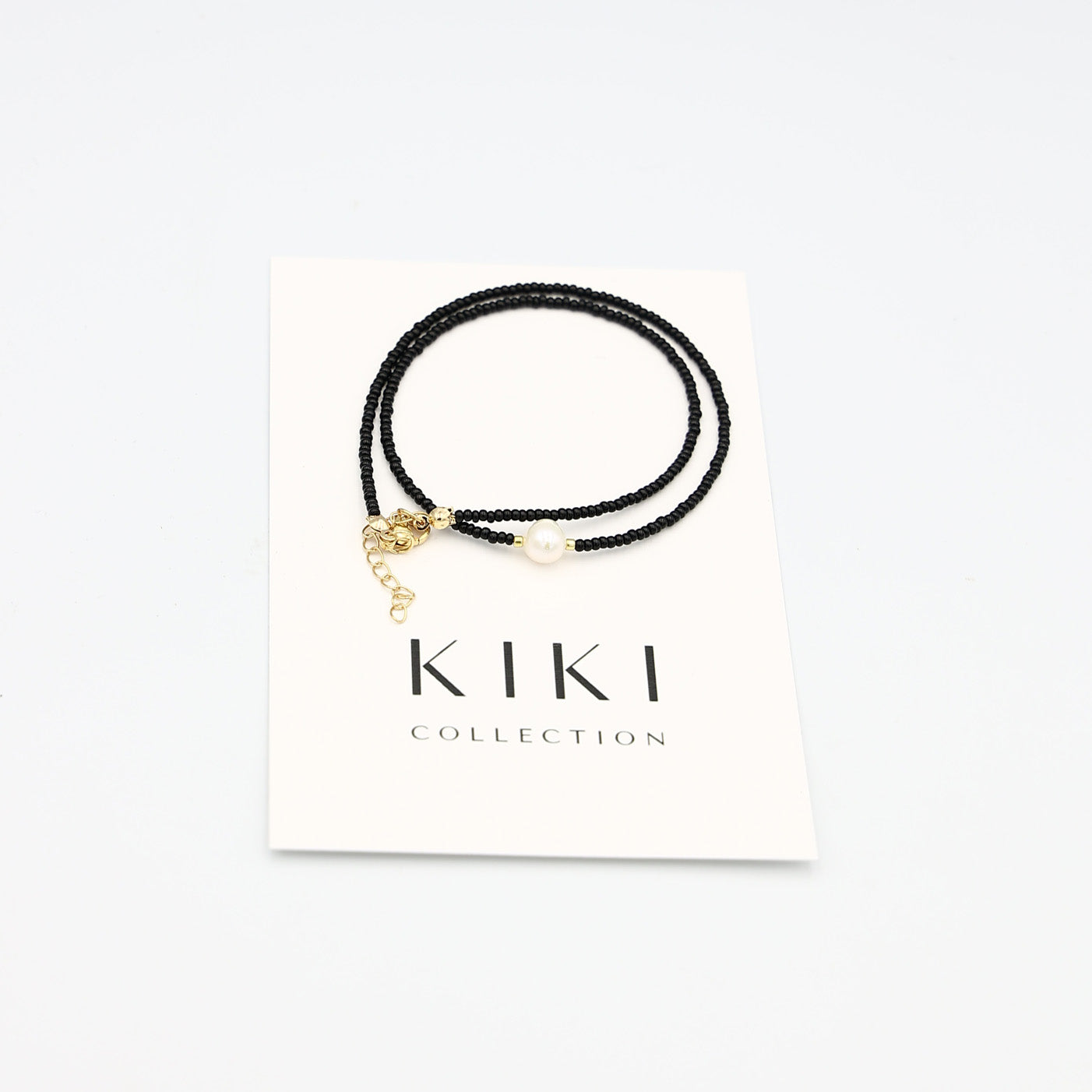 Beaded Necklace - Black