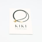 Beaded Necklace - Caviar