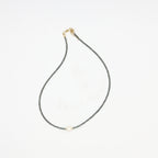 Beaded Necklace - Caviar