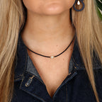 Beaded Necklace - Black