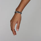 Beaded Bracelet - 5 Pack - Chalk and Charcoal