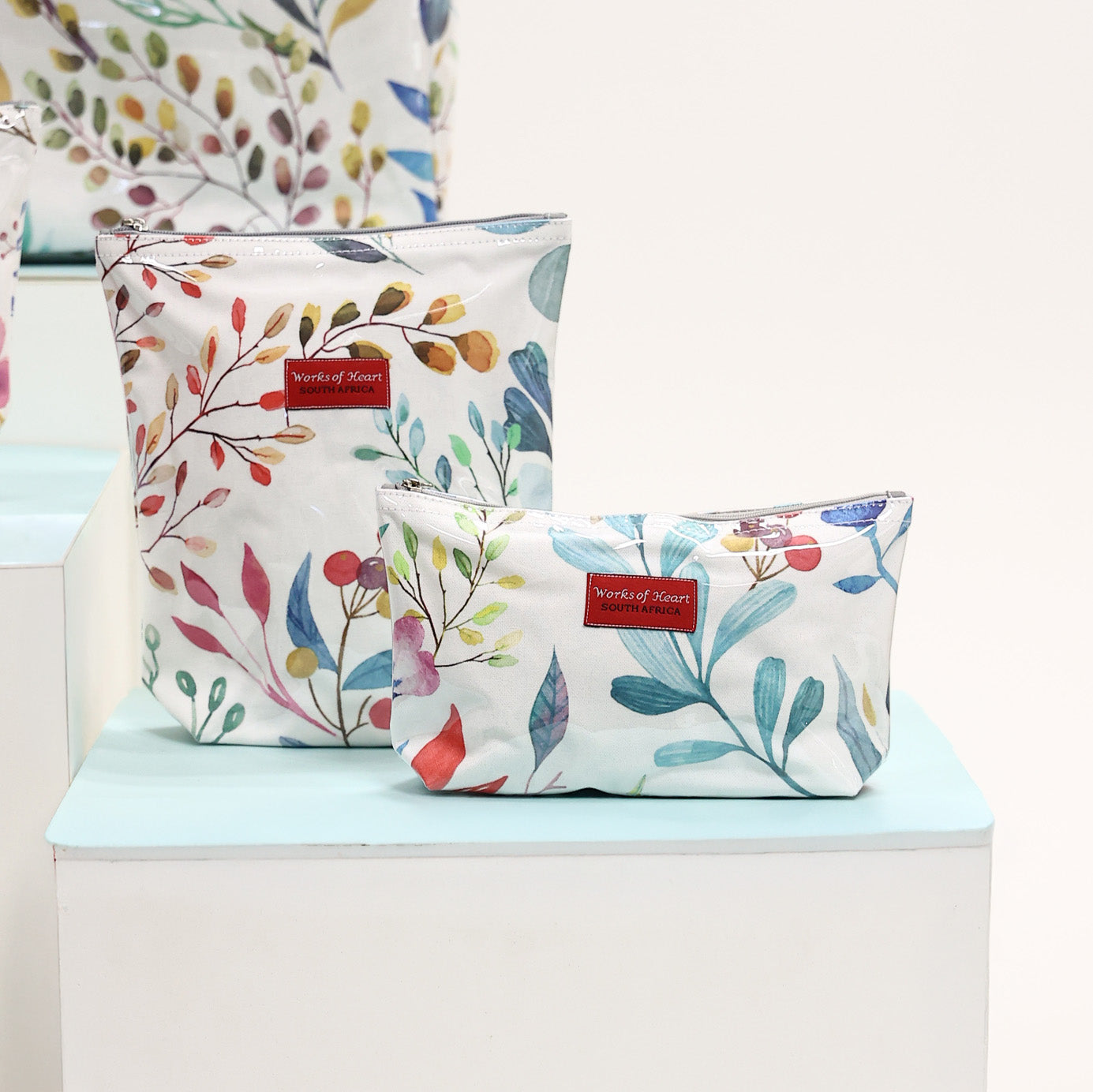 Shampoo Bag - White Leaf