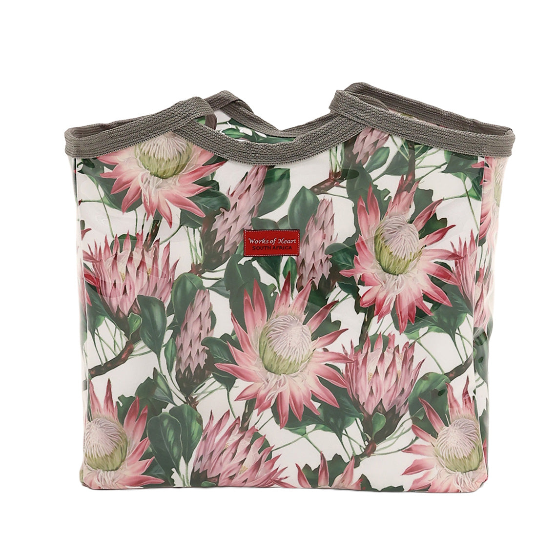 Zip Up Carry All Bag - Pink Protea