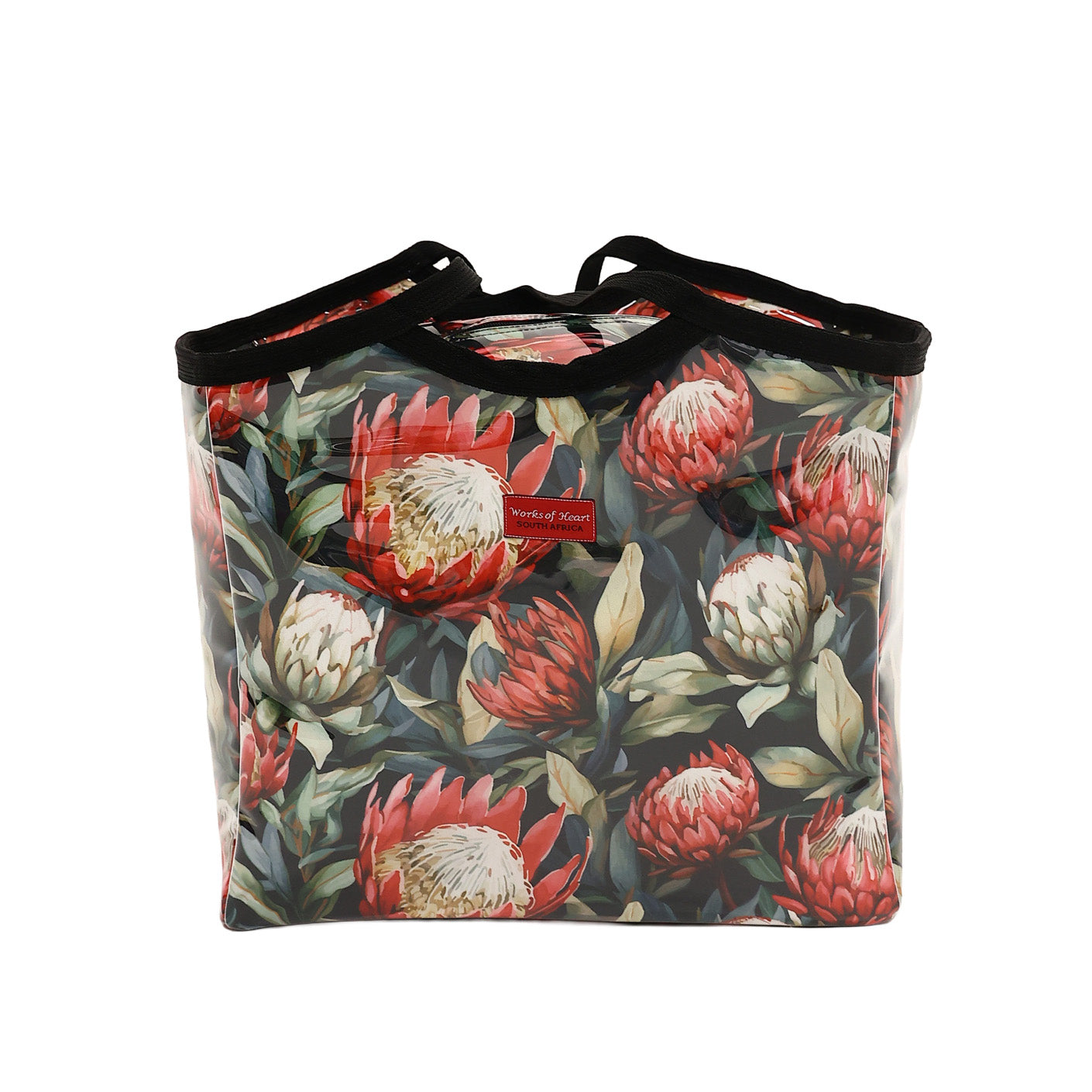Zip Up Carry All Bag - Red Protea