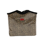 Zip Up Carry All Bag - Leopard Print