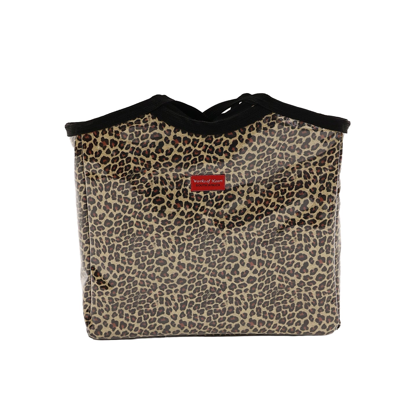 Zip Up Carry All Bag - Leopard Print
