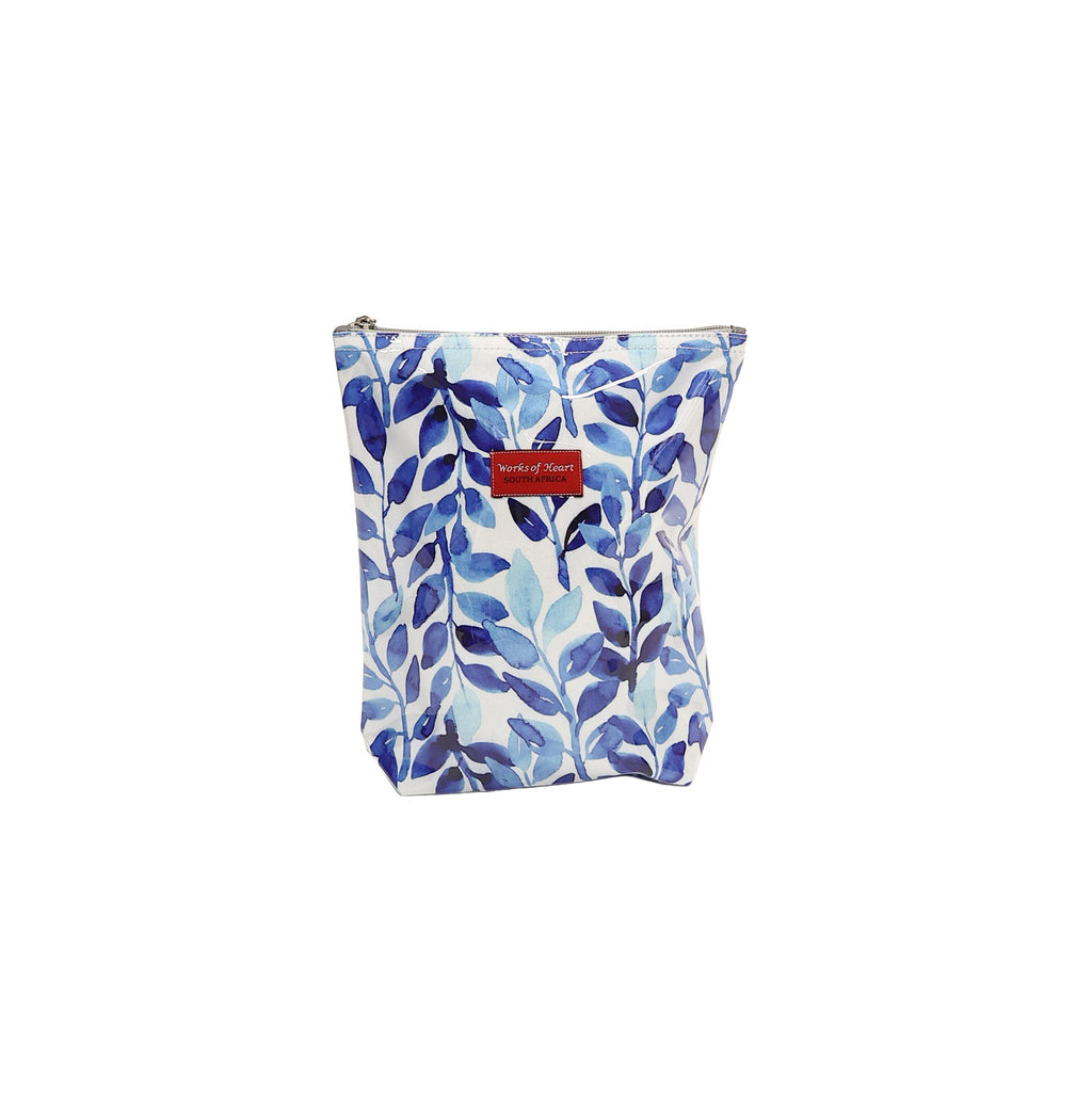 Shampoo Bag - Blue Leaf