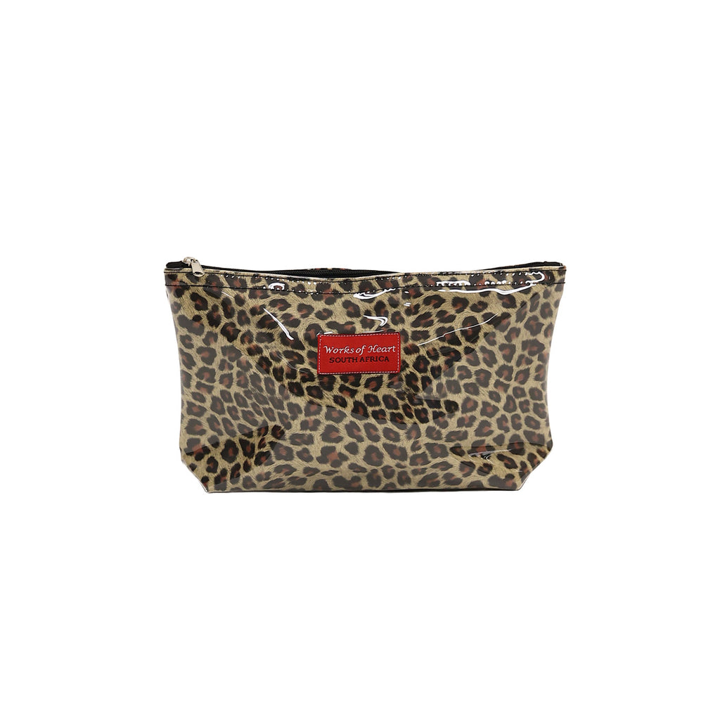 Medium Cosmetic Bag - Leopard Print