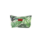 Medium Cosmetic Bag - Green Leaf