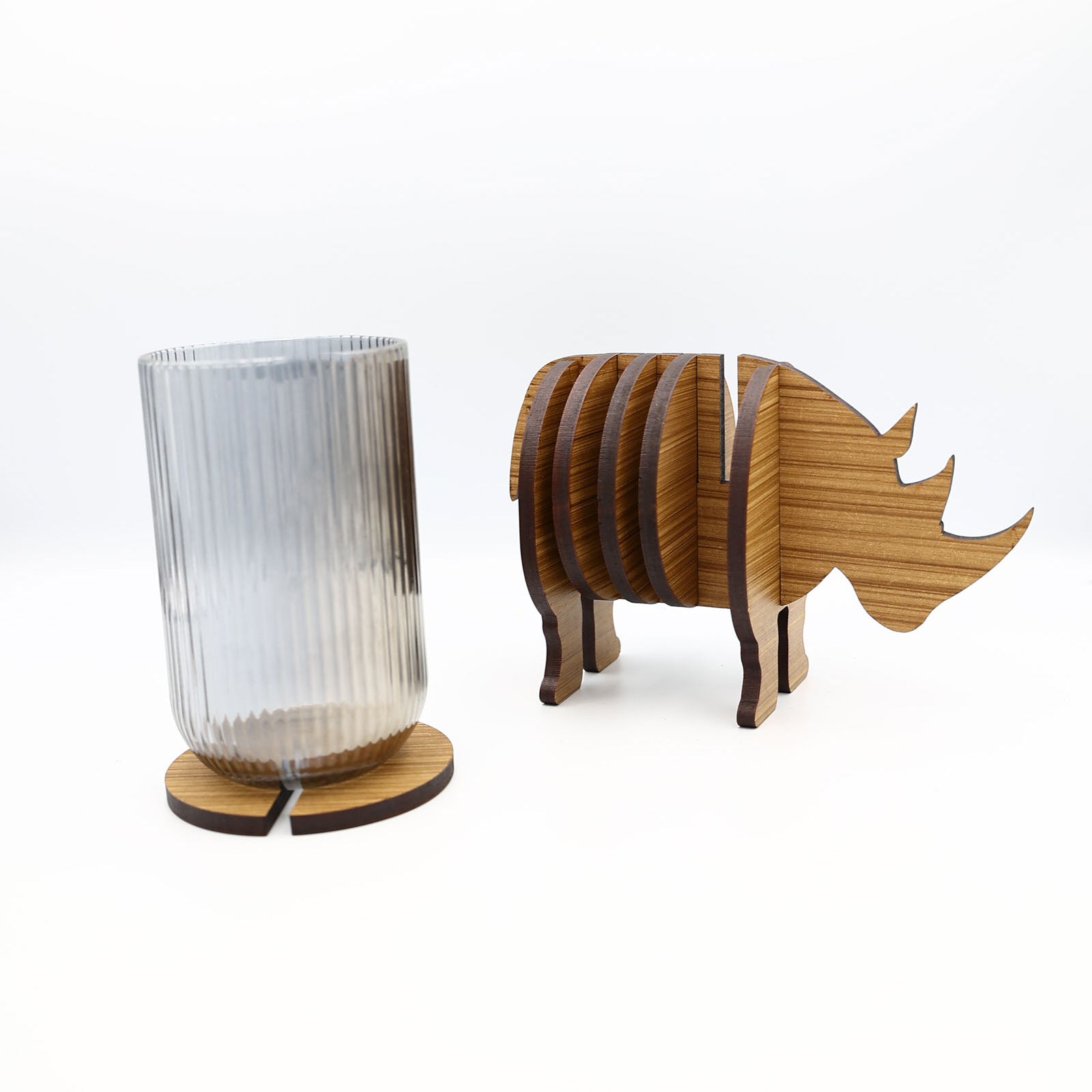 Rhino Coaster Stand (Set of 4)