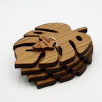 Monstera Leaf Coasters (Set of 4)