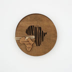 Africa Cut Out Coaster (Set of 4)