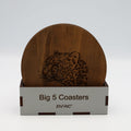 Big 5 Coasters with Stand
