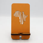Africa Cut-out Phone Stand Orange
