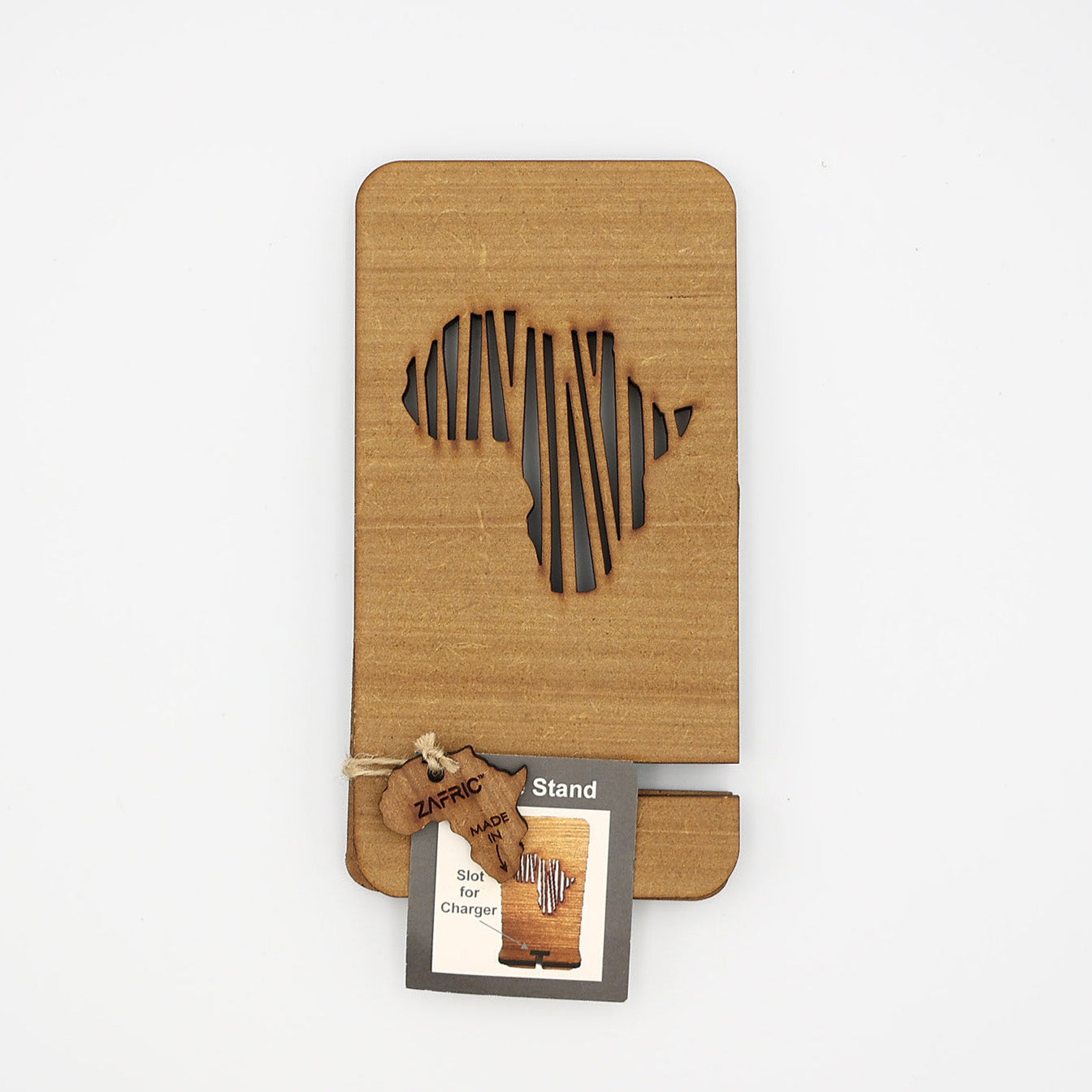 Africa Cut-Out Phone Stand