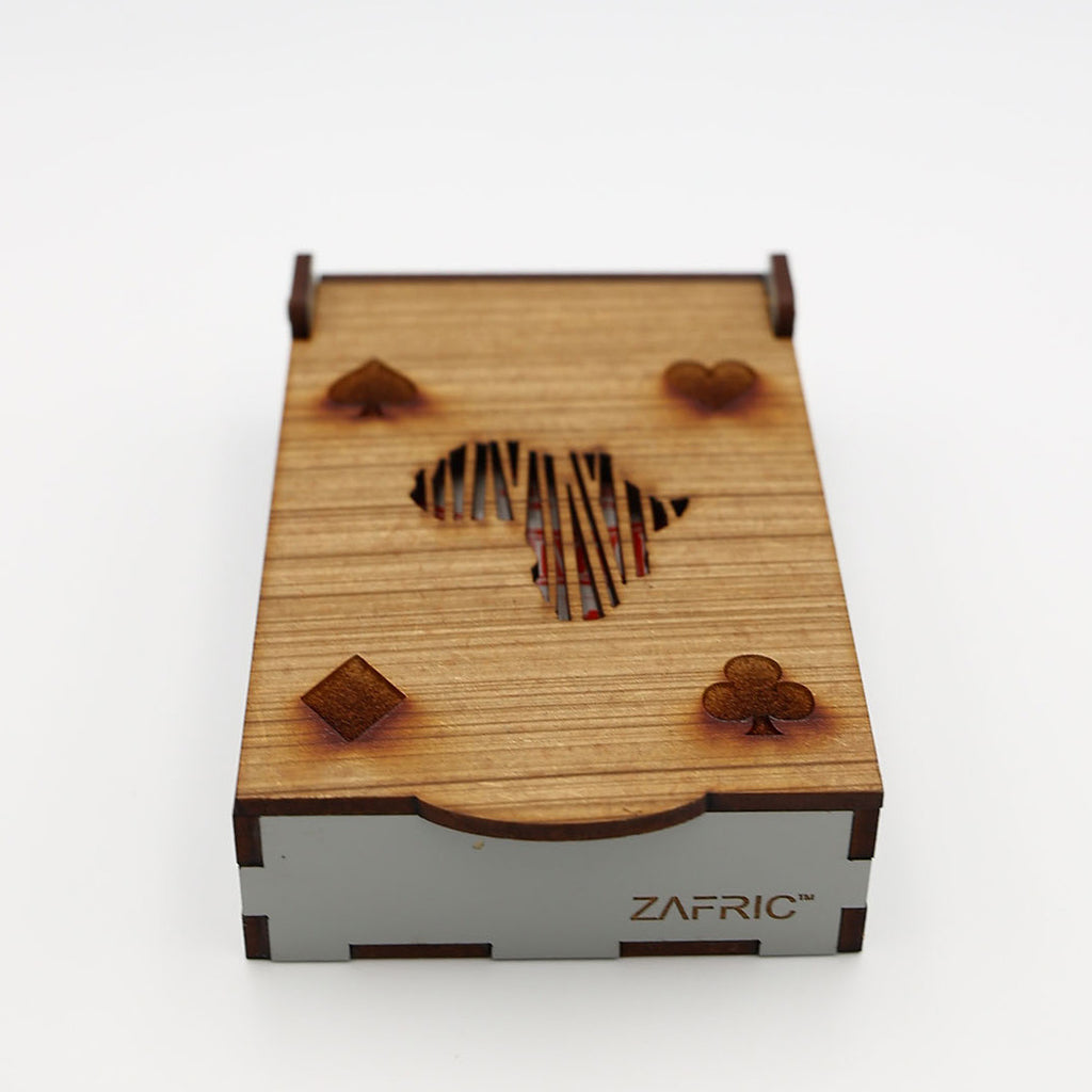 Deck of Cards in Wooden Box