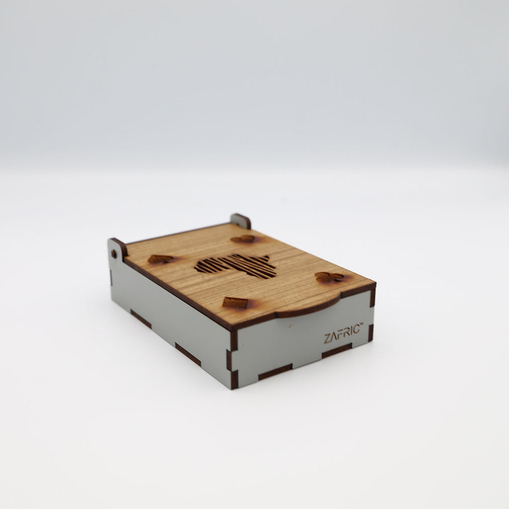 Deck of Cards in Wooden Box