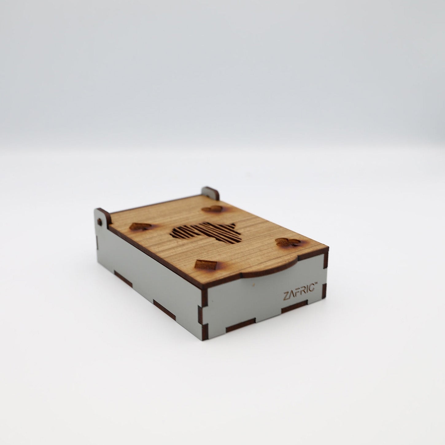Deck of Cards in Wooden Box