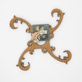 Wooden Wine Glass Holder (Assorted Designs) - Detailed Design
