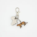 Celebrate Africa Key or Bag Chain - Wood Leopard