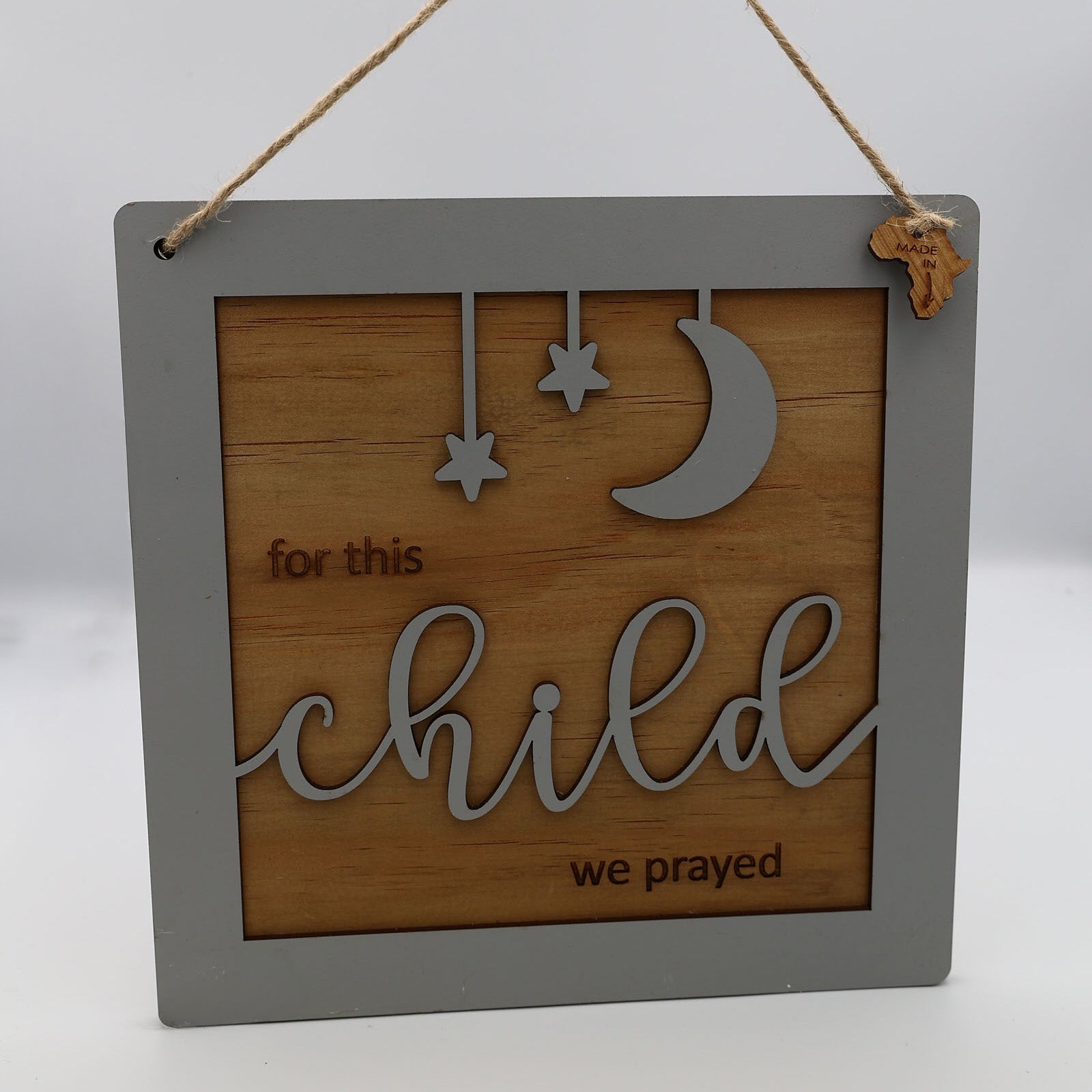 For this Child we Prayed Sign