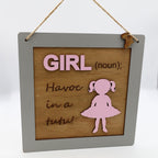 Girl sign Havoc in a Tutu