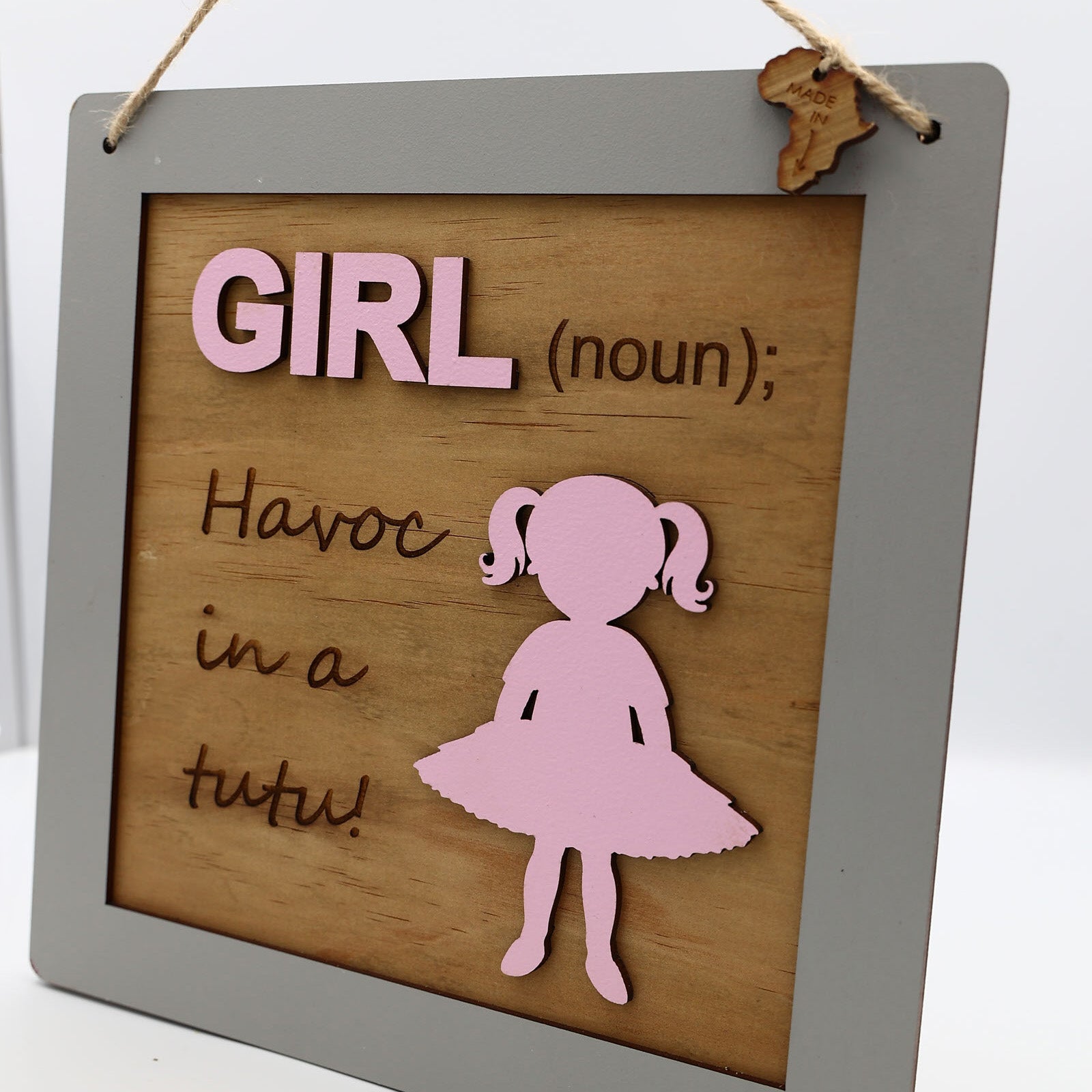 Girl sign Havoc in a Tutu