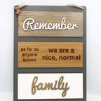 Normal Family Sign