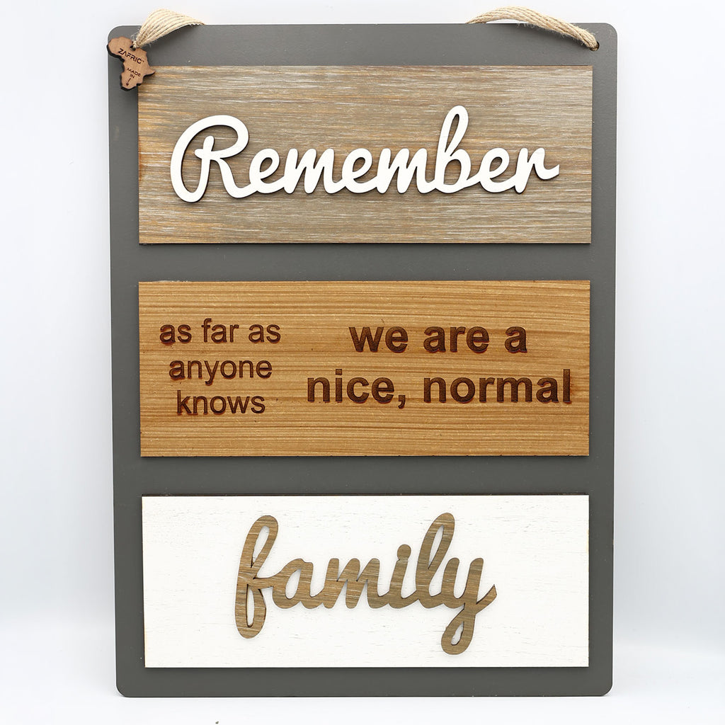 Normal Family Sign