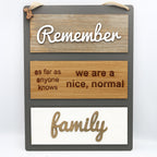 Normal Family Sign