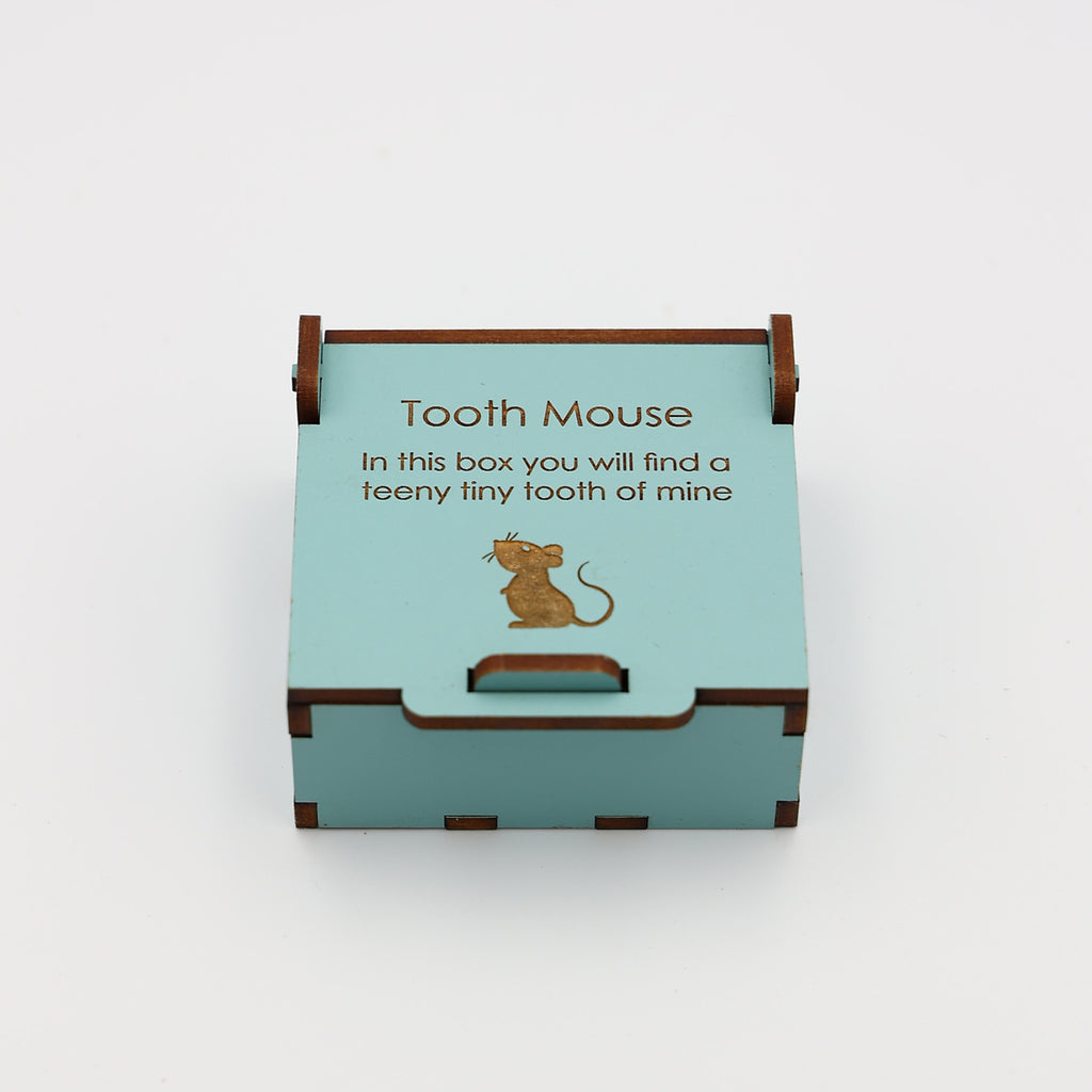Tiny Tooth Mouse Box Blue