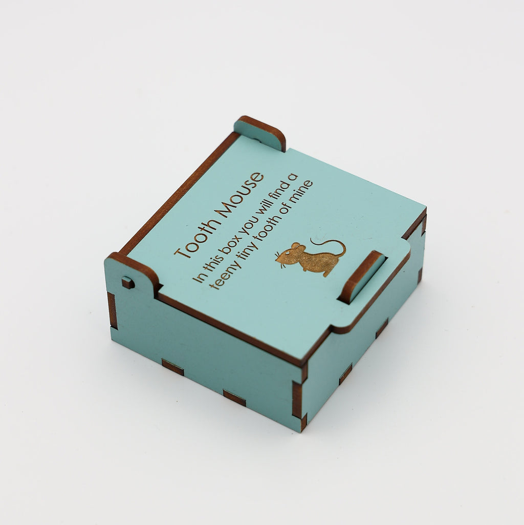 Tiny Tooth Mouse Box Blue