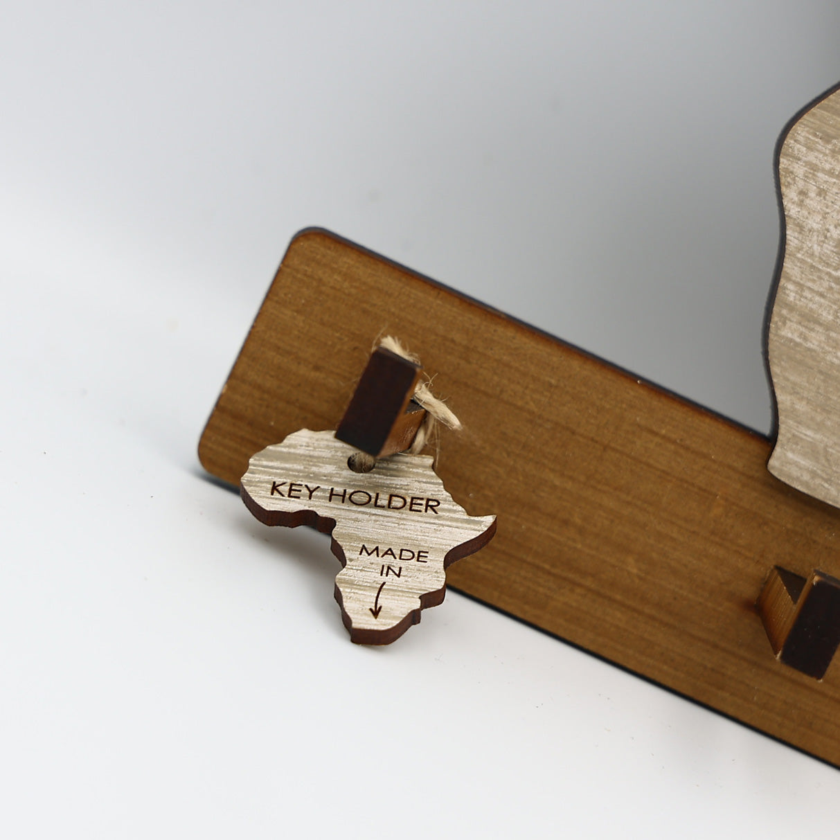 Africa Layered Key Holder