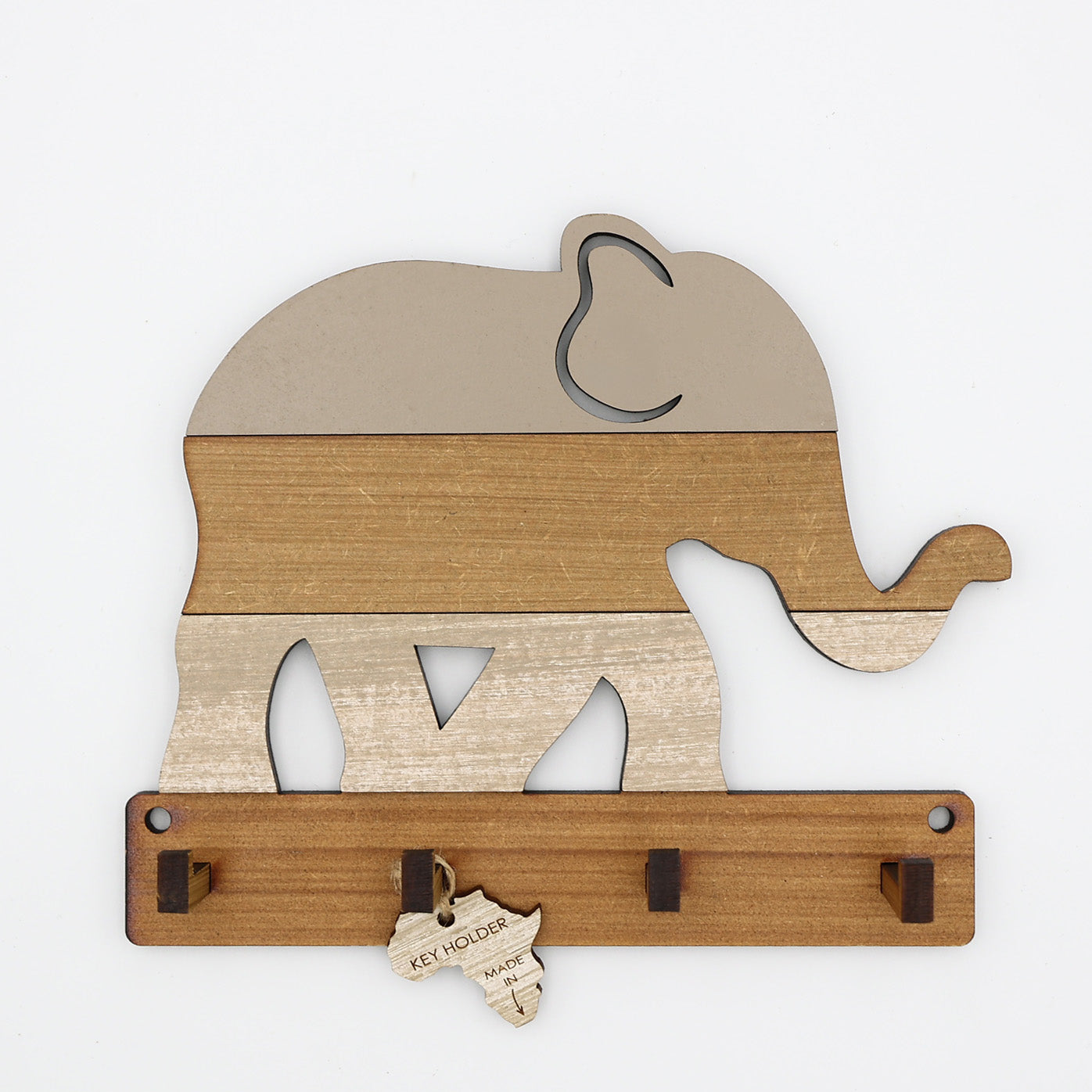 Elephant Key Holder Layered
