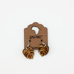 Mini Monstera Leaf Earrings