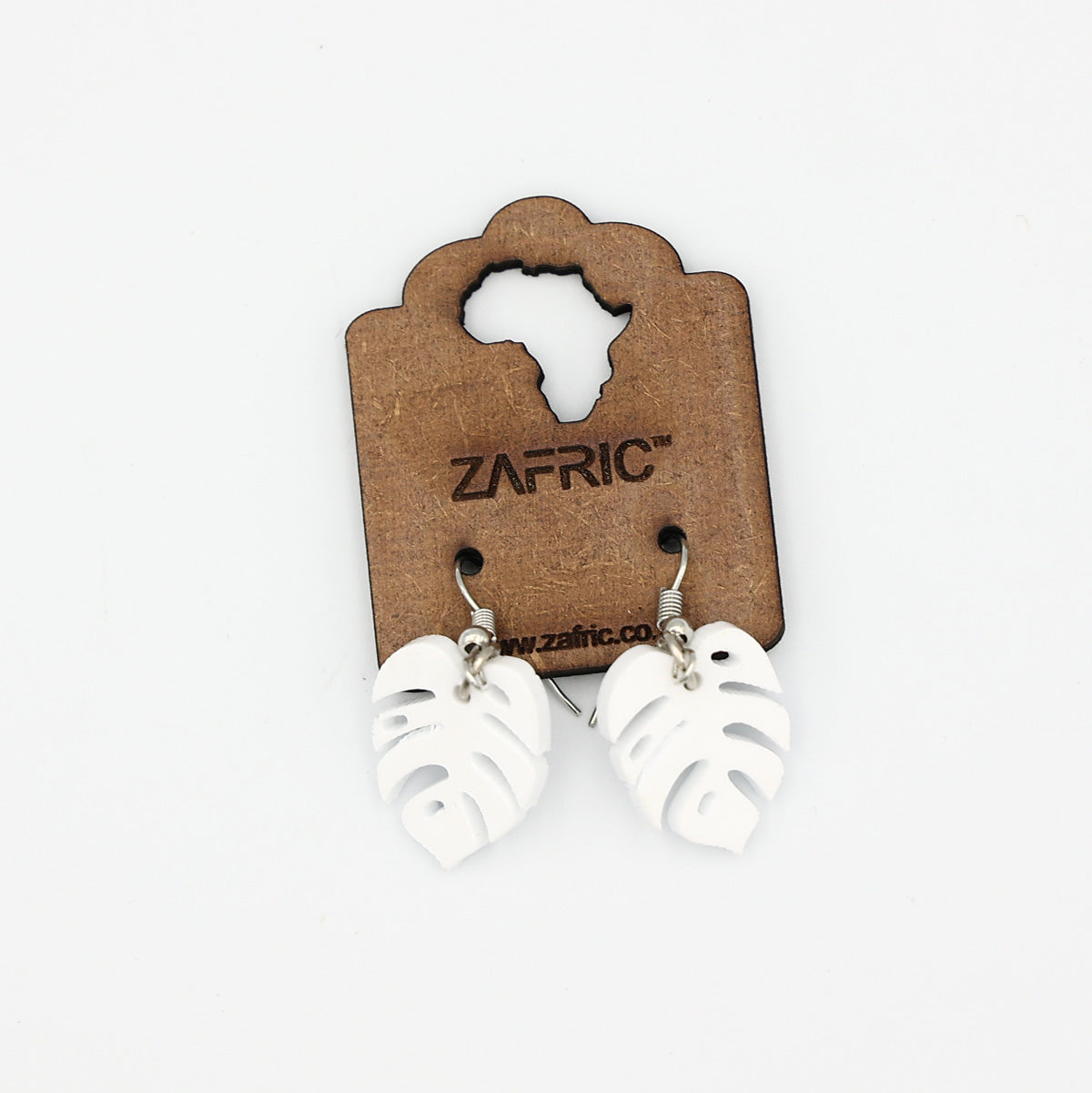 Mini Monstera Leaf Earrings
