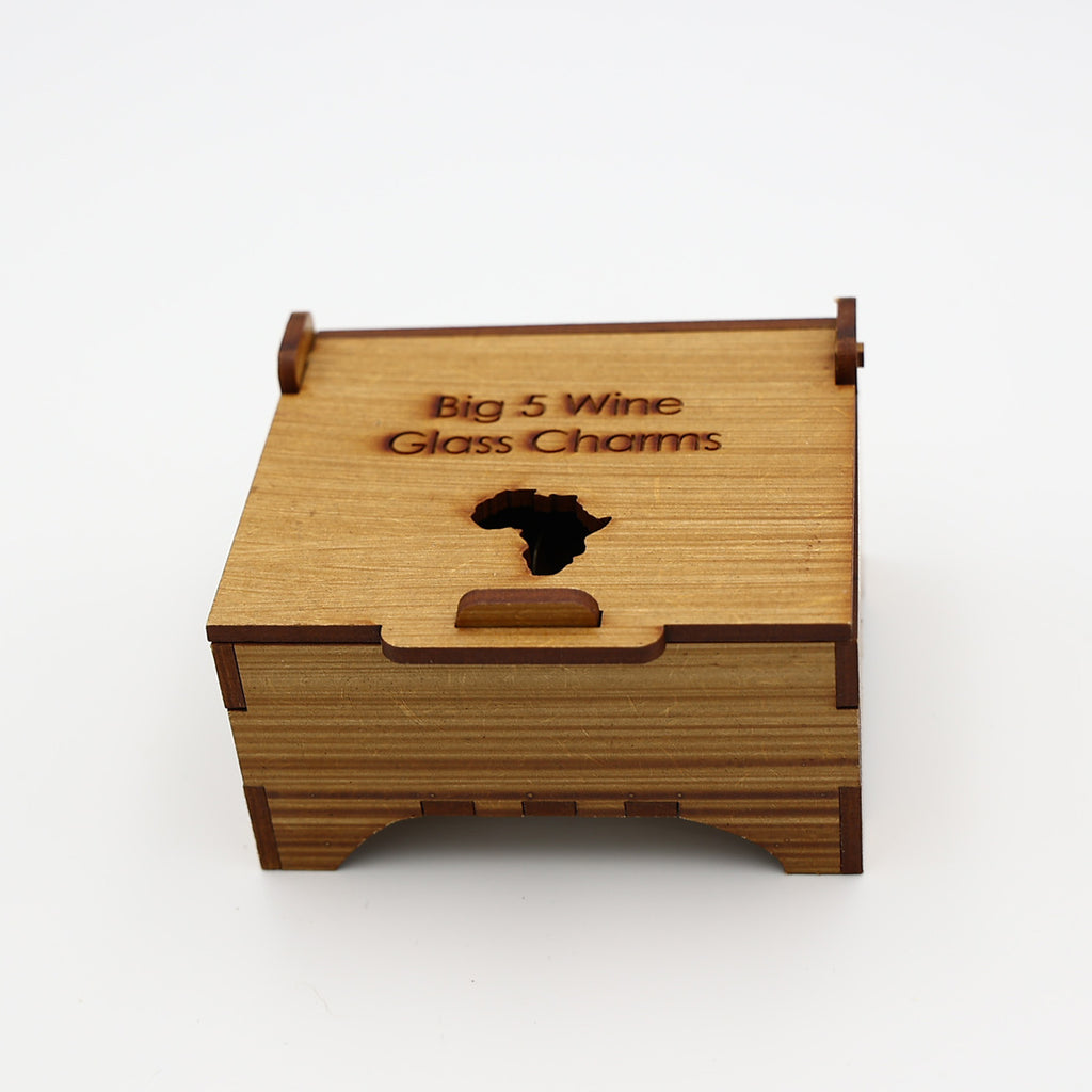 Big 5 Wine Glass Charms in a Box